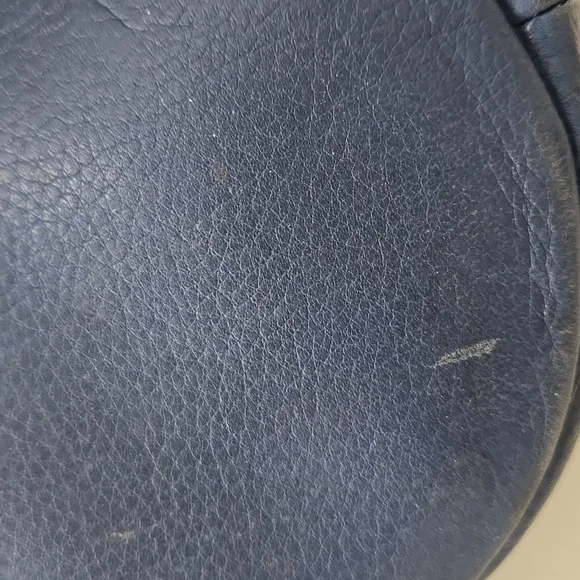 American Leather Co Carrie Hobo Bag Blue Navy - Picture 8 of 16